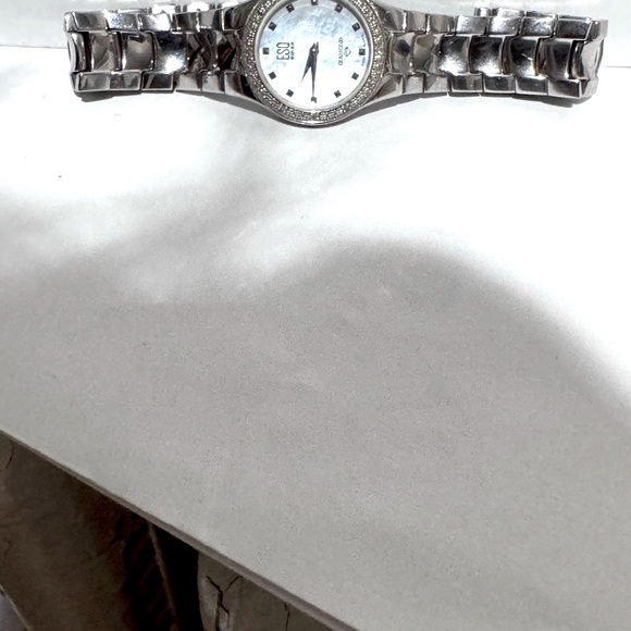 ✨🕰️ ESQ by Movado Women’s Diamond Accent Watch – Stainless Steel Luxe 💎✨ - Picture 6 of 13